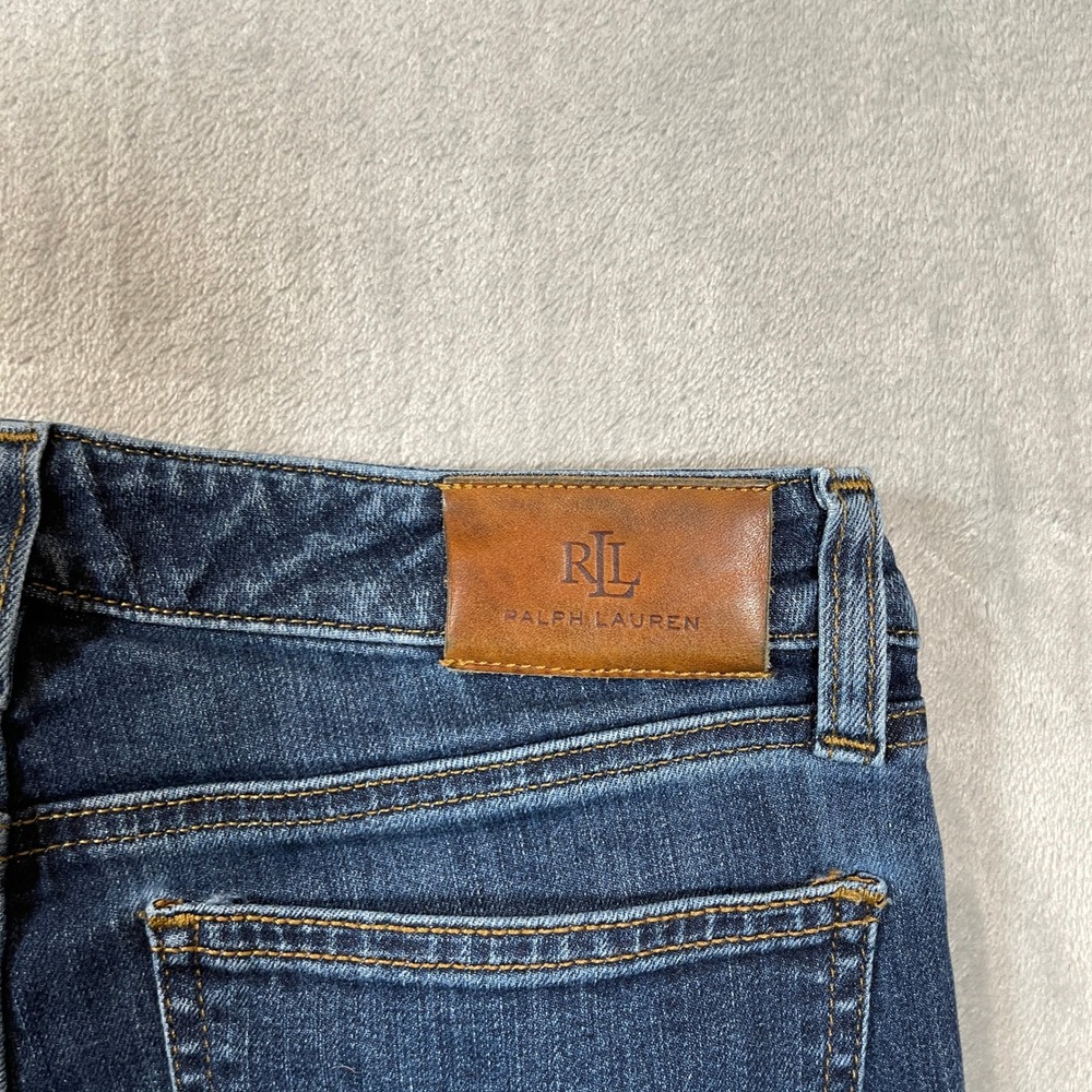 Lauren Ralph Lauren Womens Straight Leg Jeans Blue Medium Wash Size 4 29x30 - Picture 7 of 8